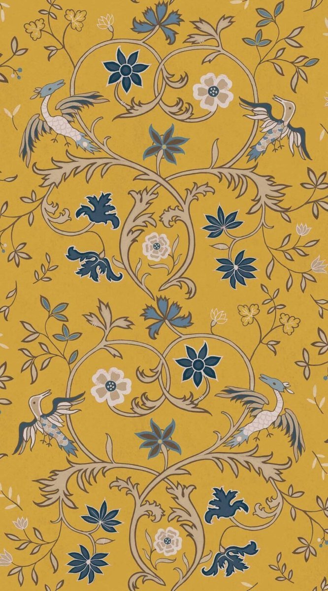 Antwerp Damask Mustard
