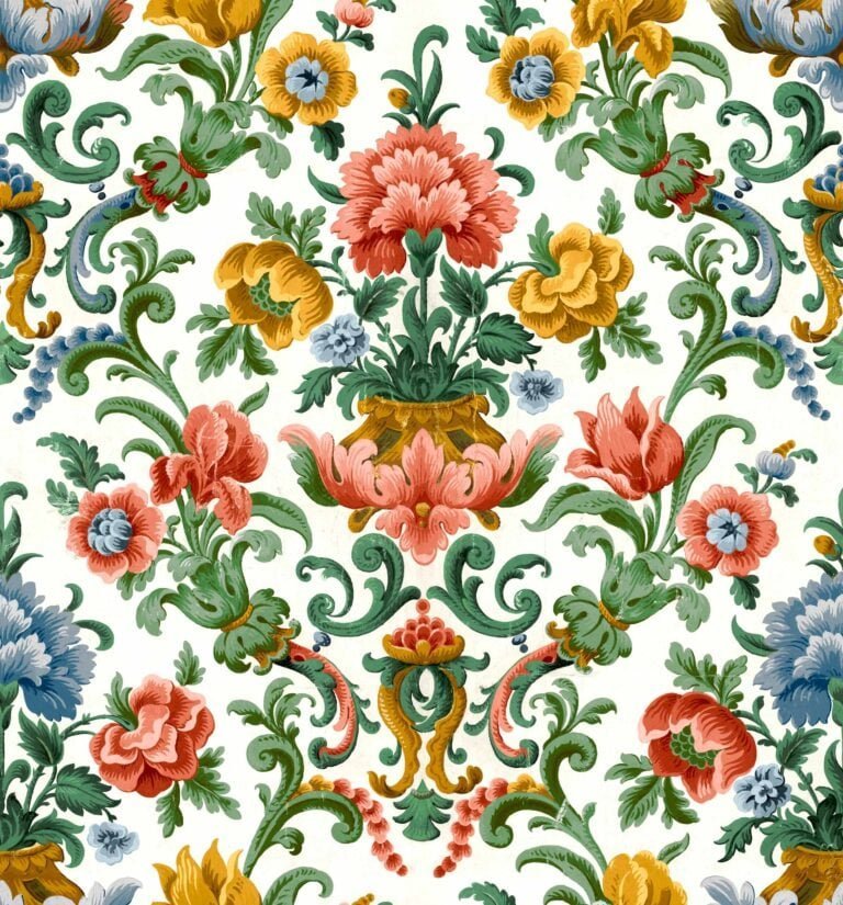 Aranjuez Damask Coral