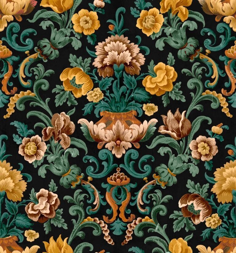 Aranjuez Damask Onyx