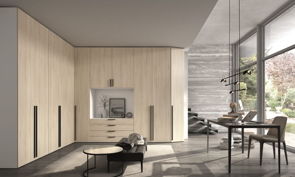 Armario batiente plegable cotton haya kloset