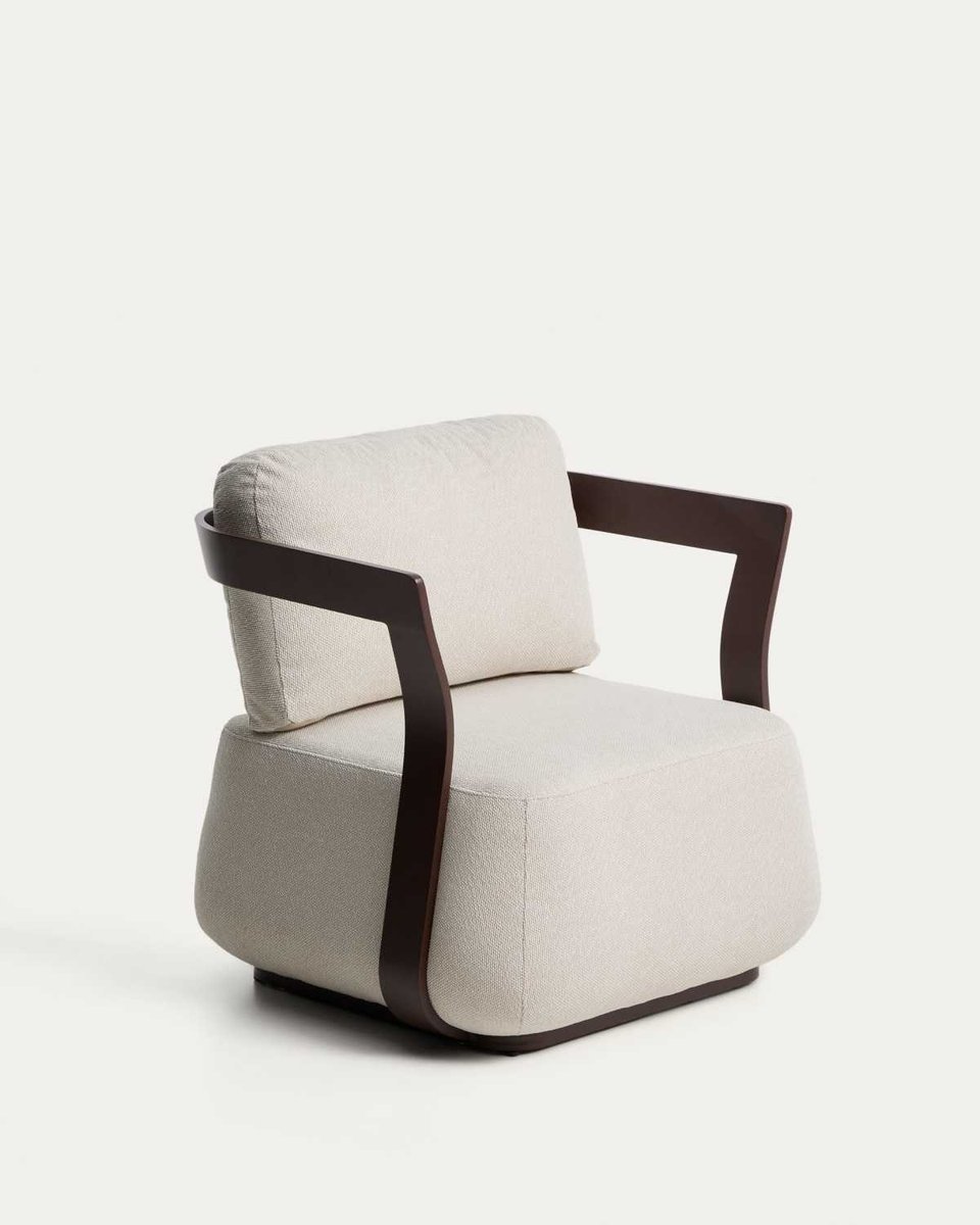 Butaca de exterior Tamaris de aluminio marrón