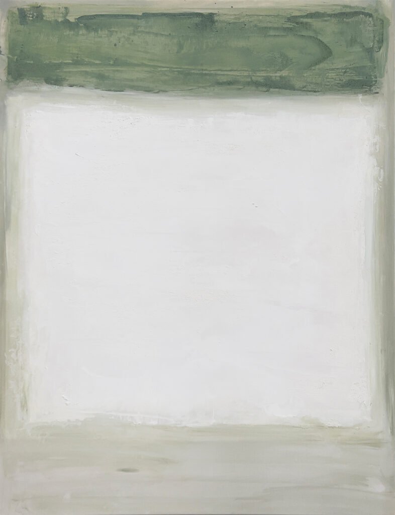 Cuadro abstracto minimalista en tonos greige
