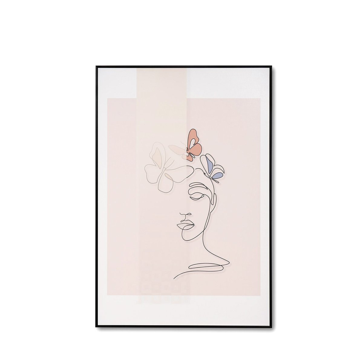 Cuadro WOMAN BUTTERFLY 80x120 cm