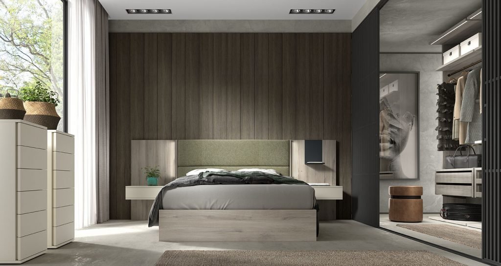 Dormitorio sahara tortora kloset night