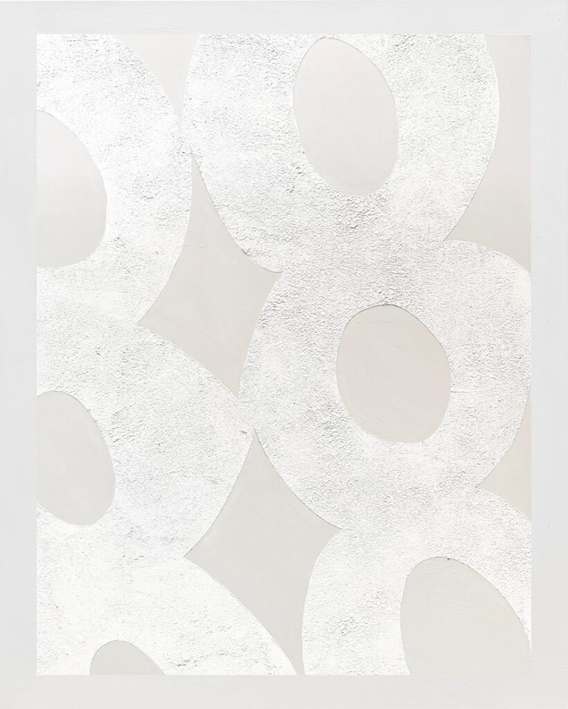 Geometría Táctil en Blanco Tonal