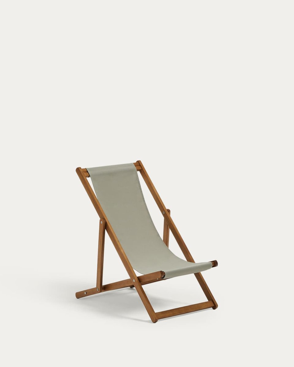 Hamaca infantil plegable de exterior Adredna verde de madera maciza de acacia FSC 100%