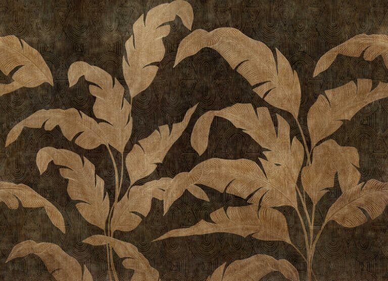 Leaves Shadow Gold