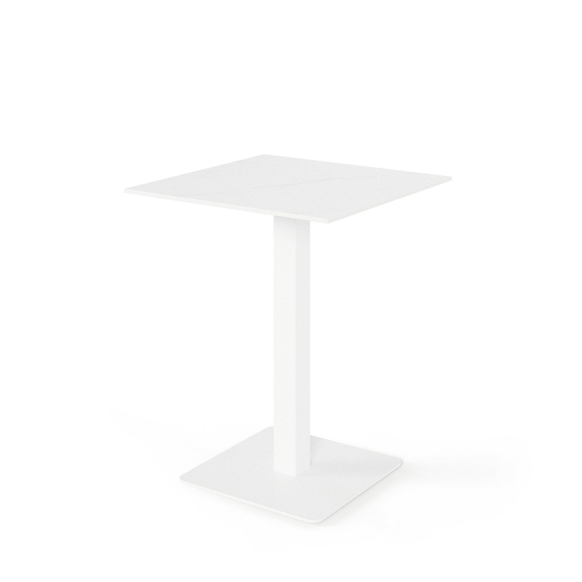 Mesa alta fija SAMIRA blanco/blanco