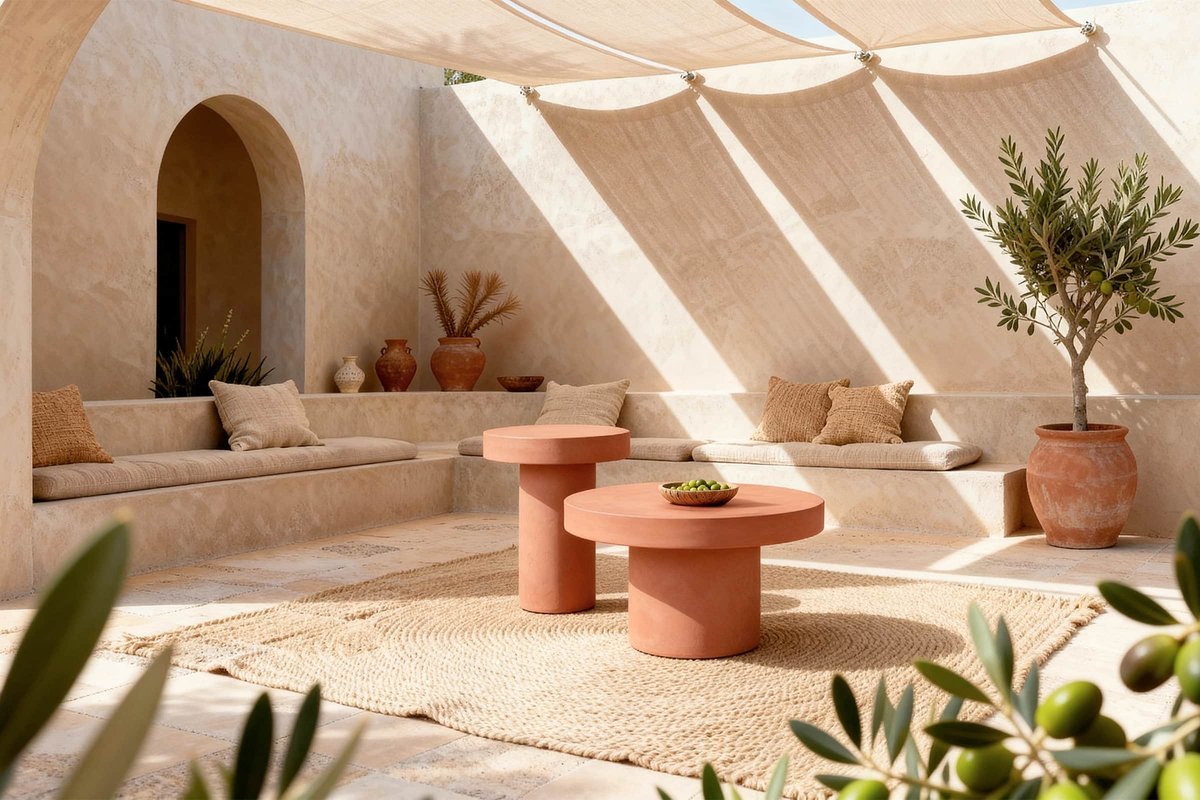 Mesa centro DONATO terracota