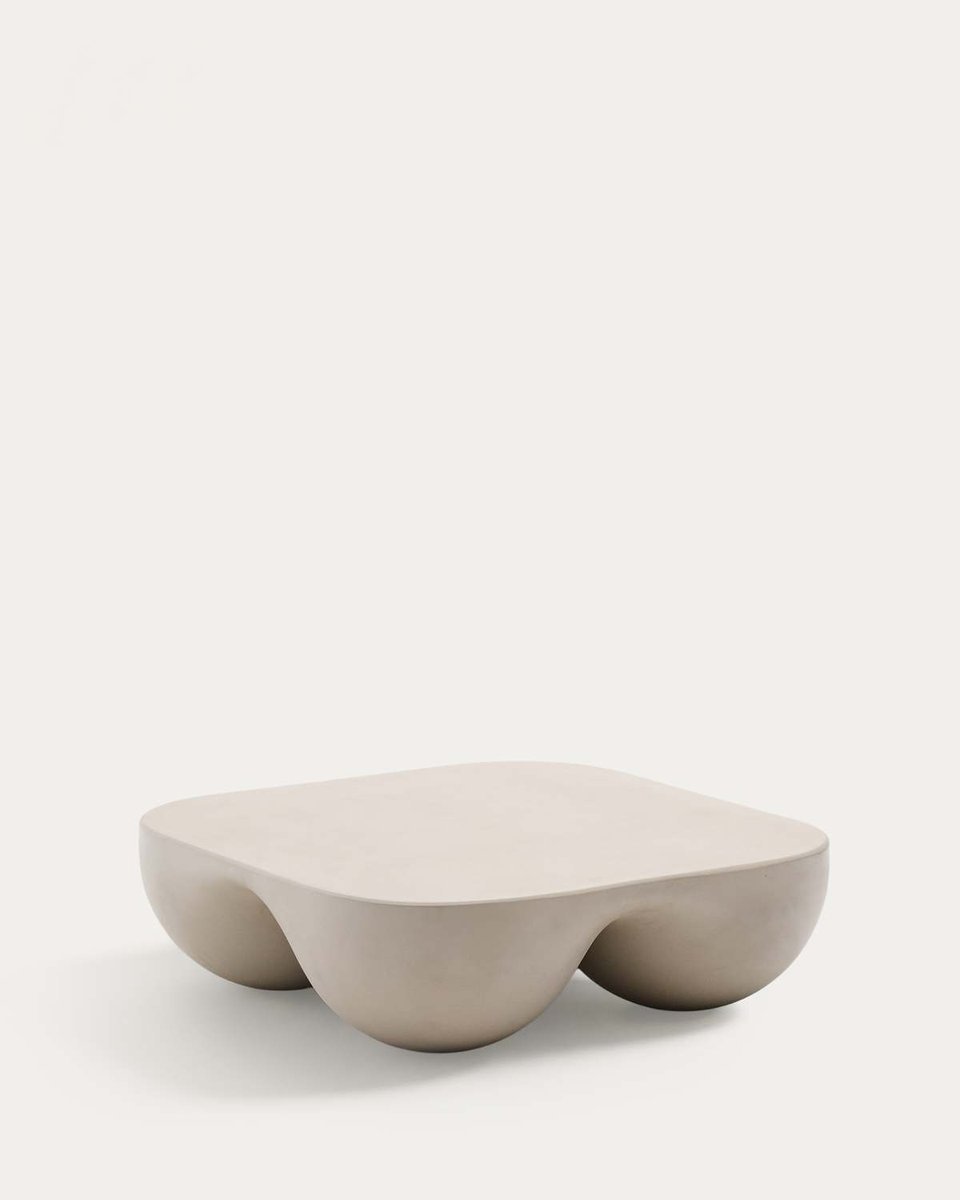 Mesa de centro Colba de polystone 100 x 100 cm
