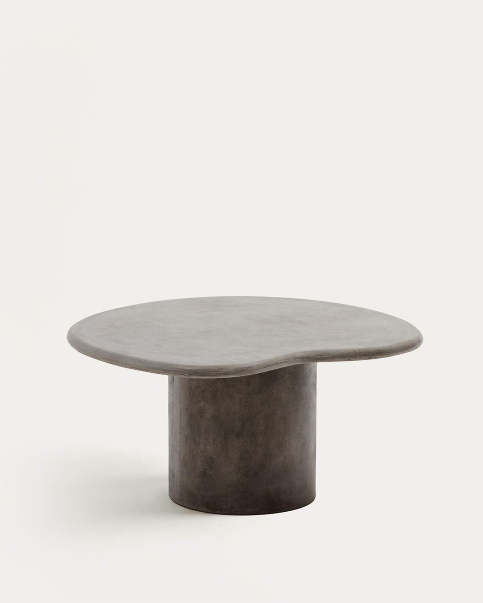 Mesa de centro Macarella de cemento 83 x 77 cm