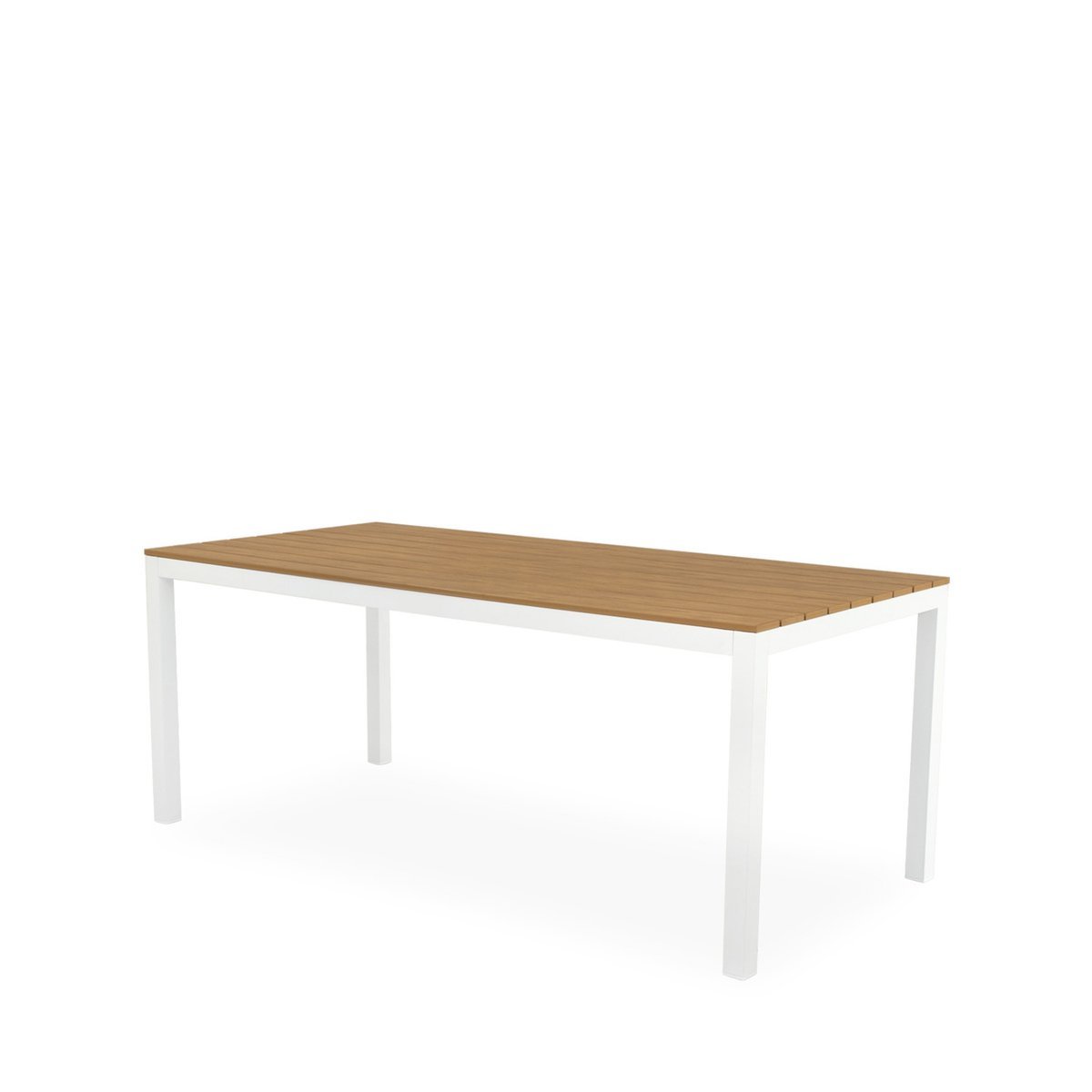 Mesa de exterior fija CINTHIA blanco