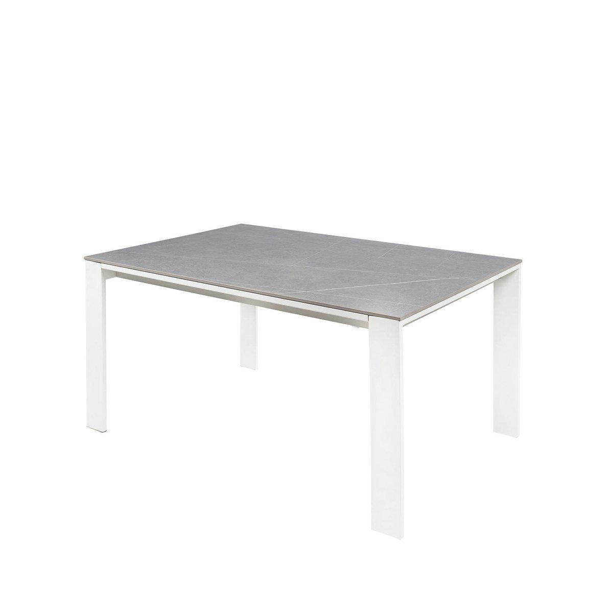 Mesa ext. JANET 140 gris/blanco