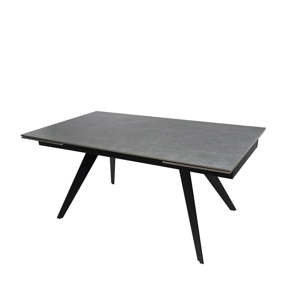 Mesa ext. KELLY 160 gris/negro