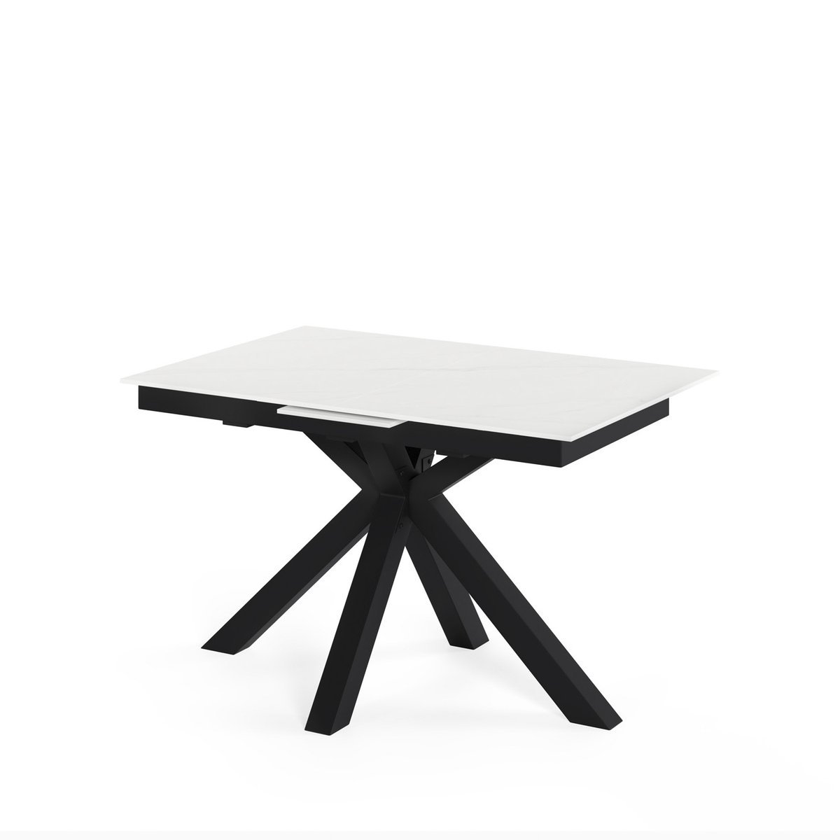 Mesa ext. LORI 120 blanco/negro