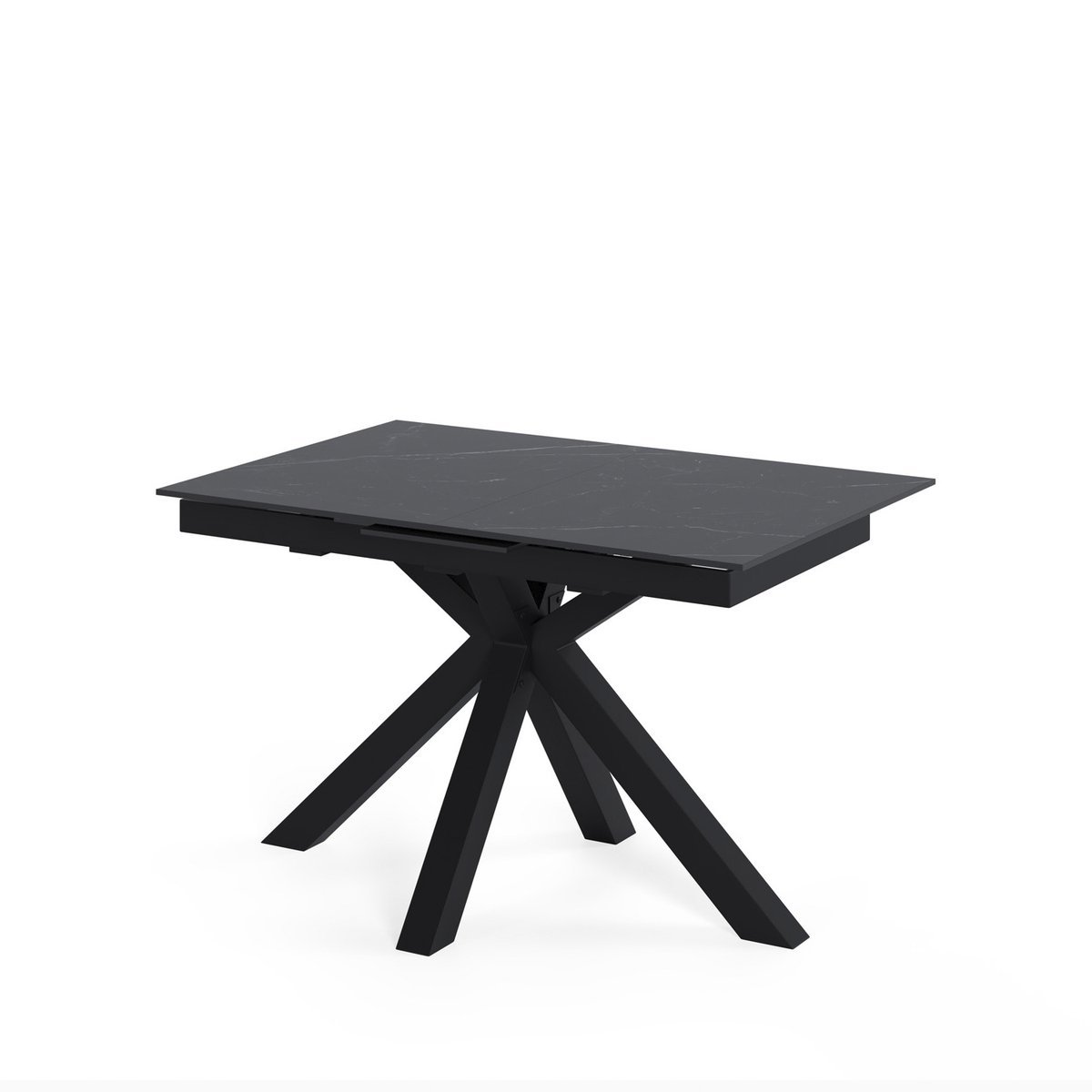 Mesa ext. LORI 120 negro/negro