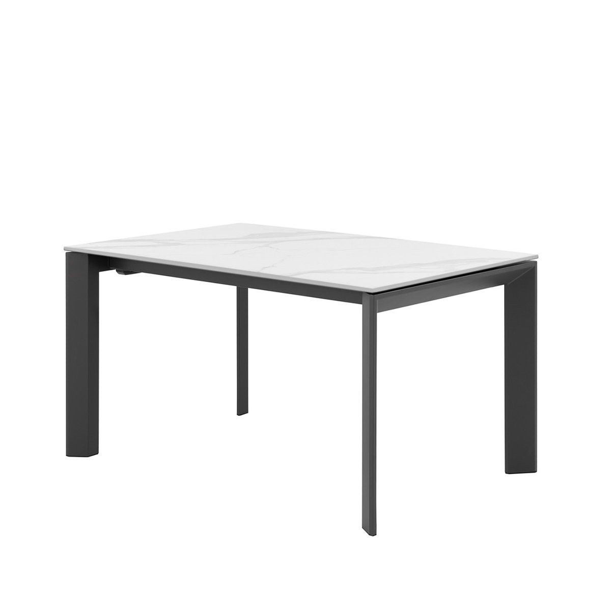 Mesa ext. TAMARA 160 blanco/negro