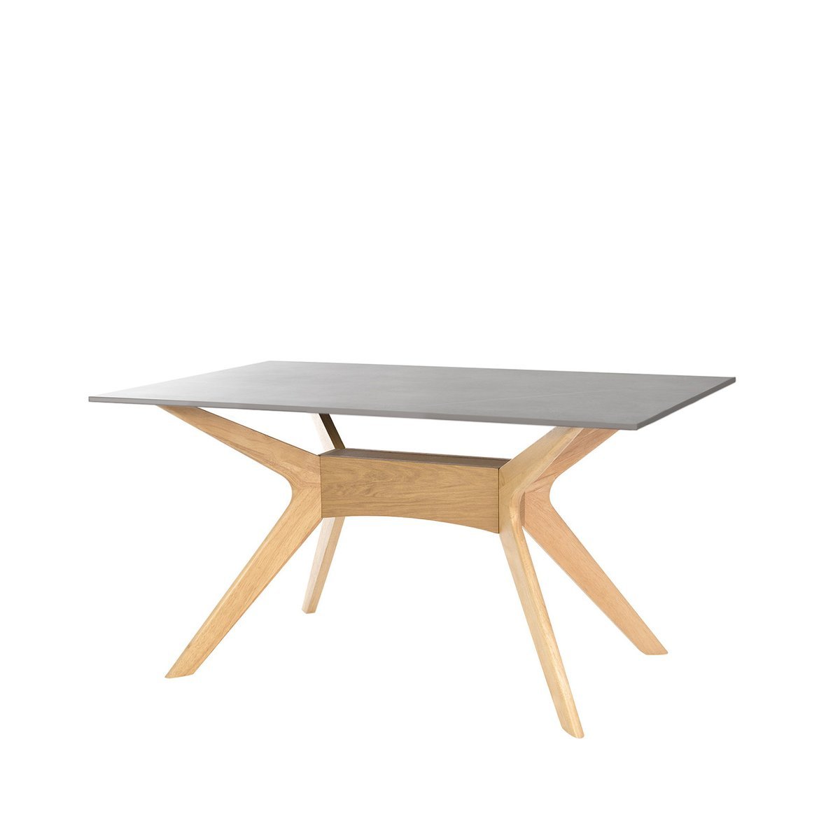Mesa fija ELOISE 140 gris/roble