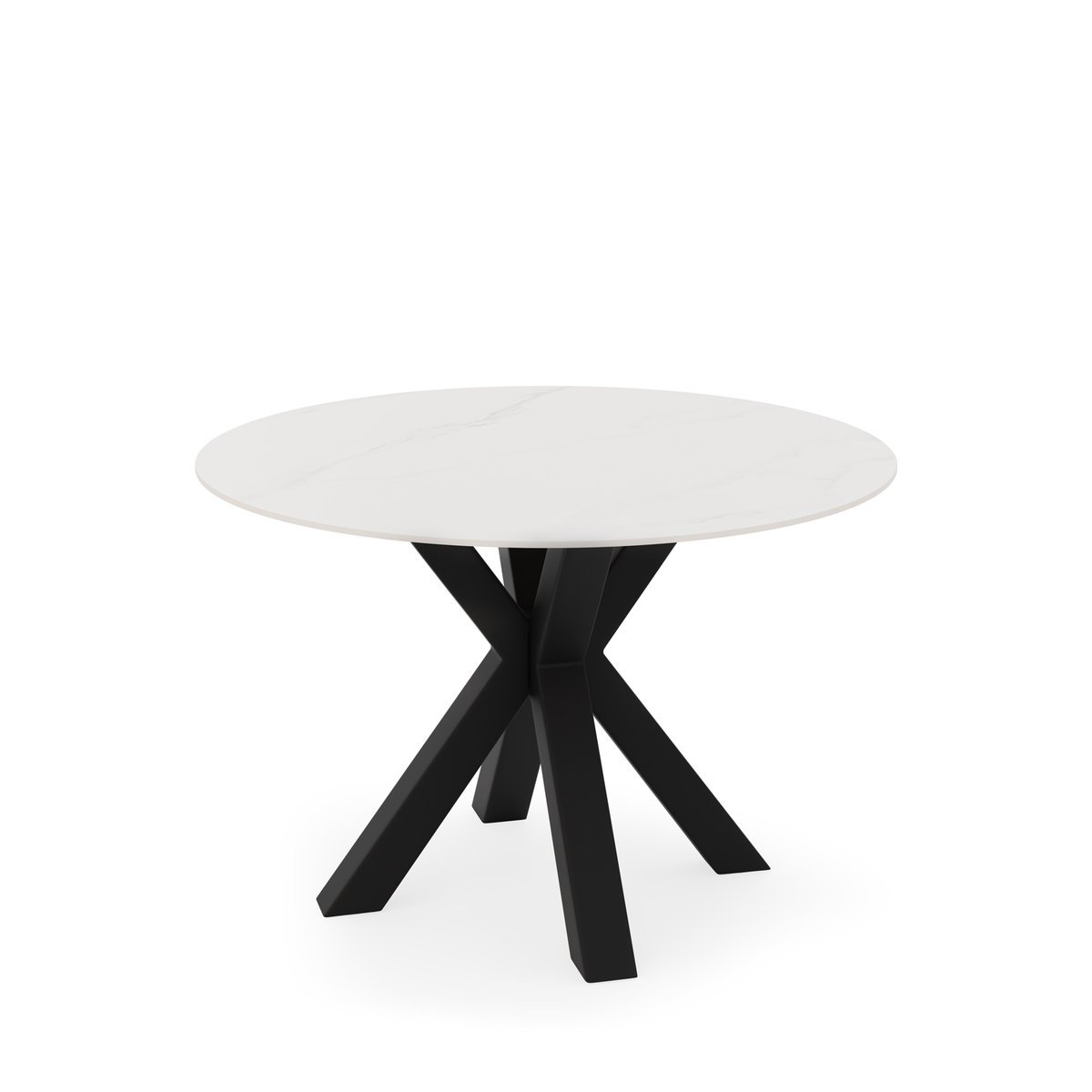 Mesa fija FIORELLA 100 blanco/negro