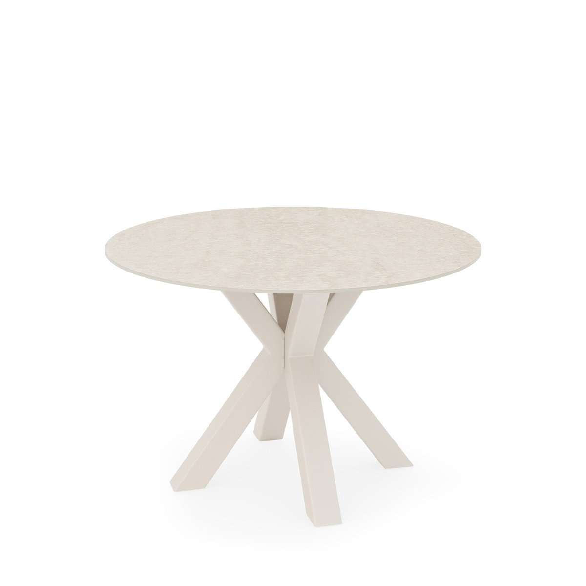 Mesa fija FIORELLA 100 travertino/beige