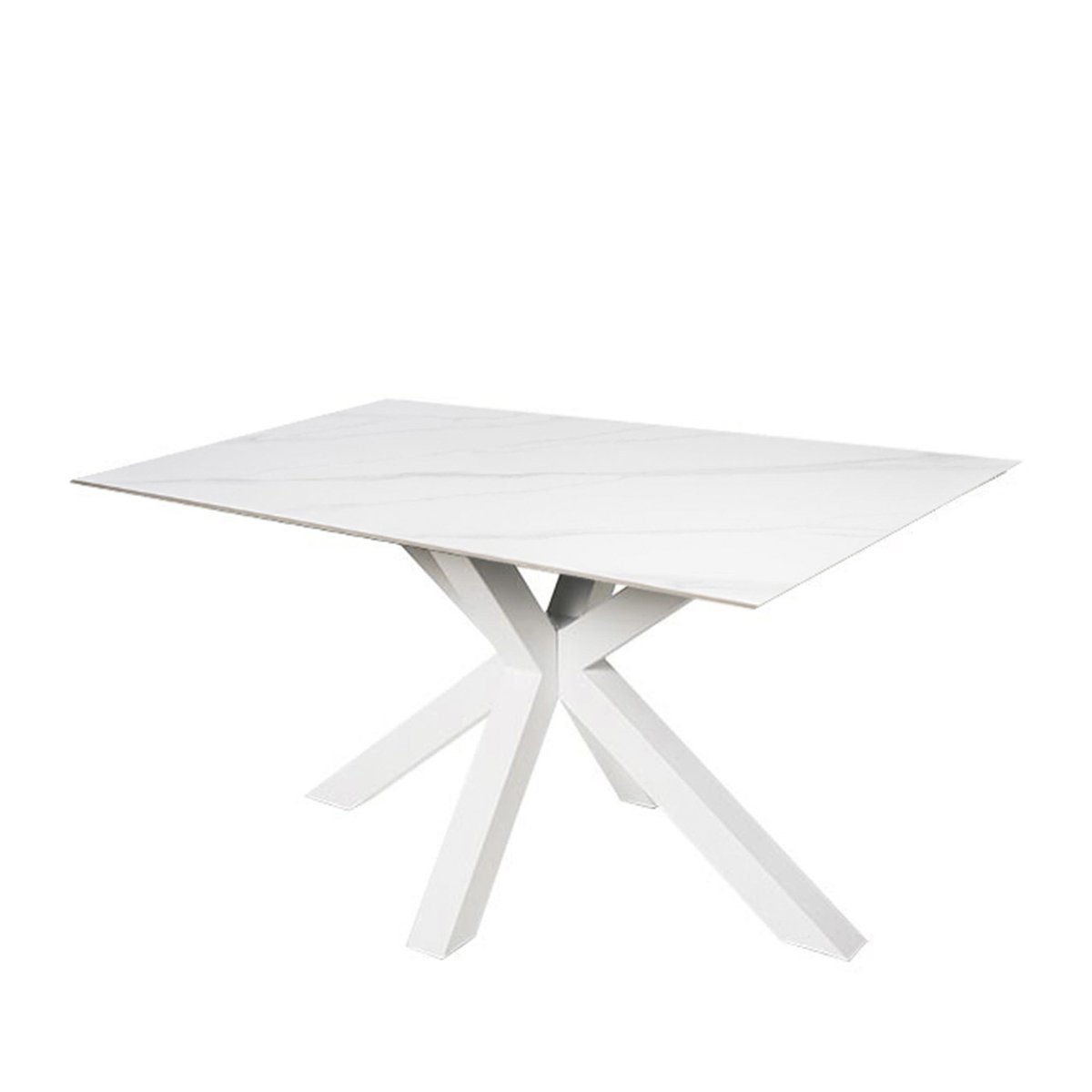 Mesa fija JOYCE 140 blanco/blanco