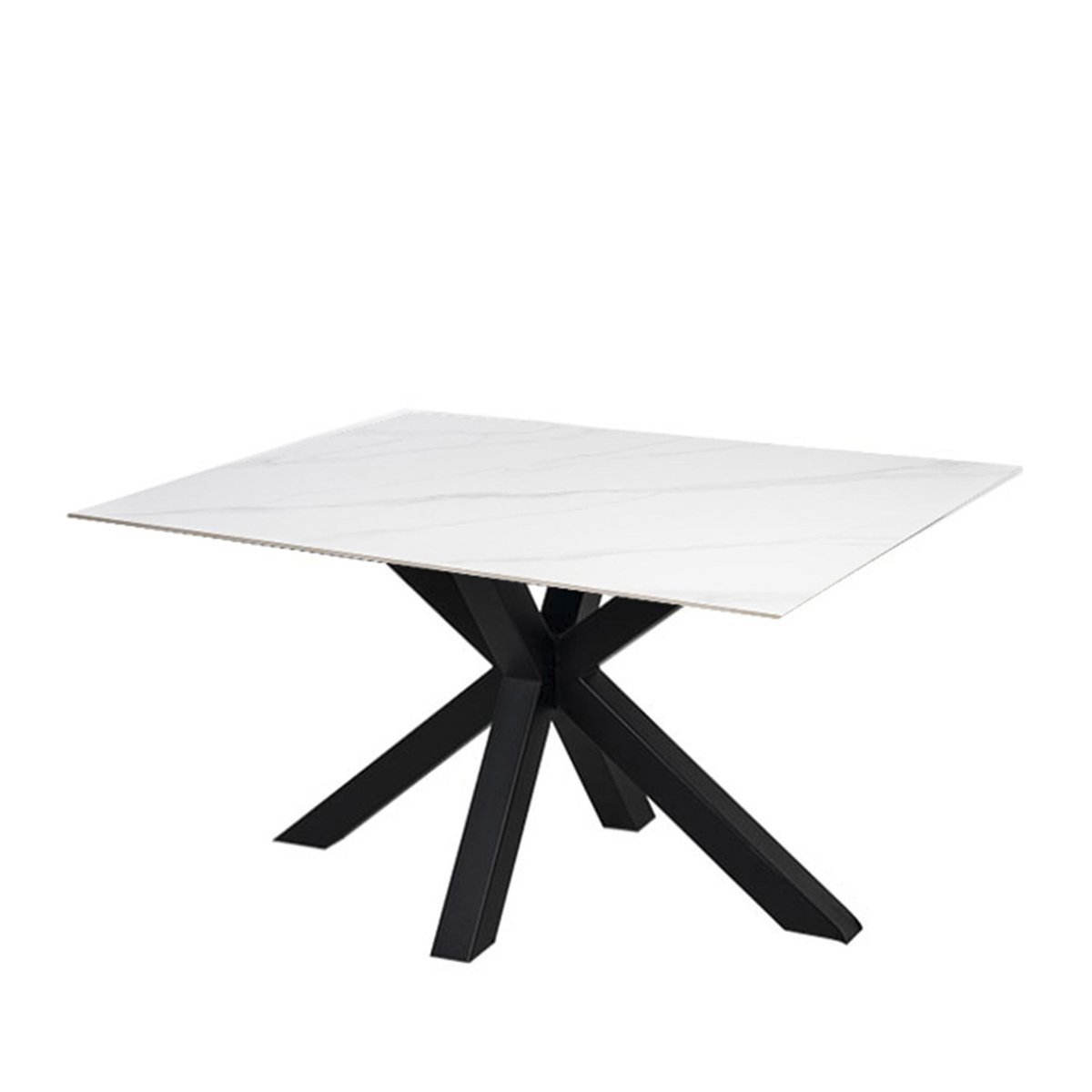 Mesa fija JOYCE 140 blanco/negro