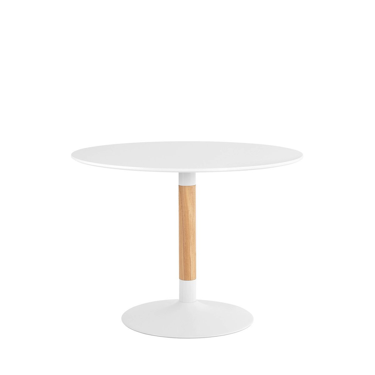 Mesa fija MIRA 120 blanco/roble