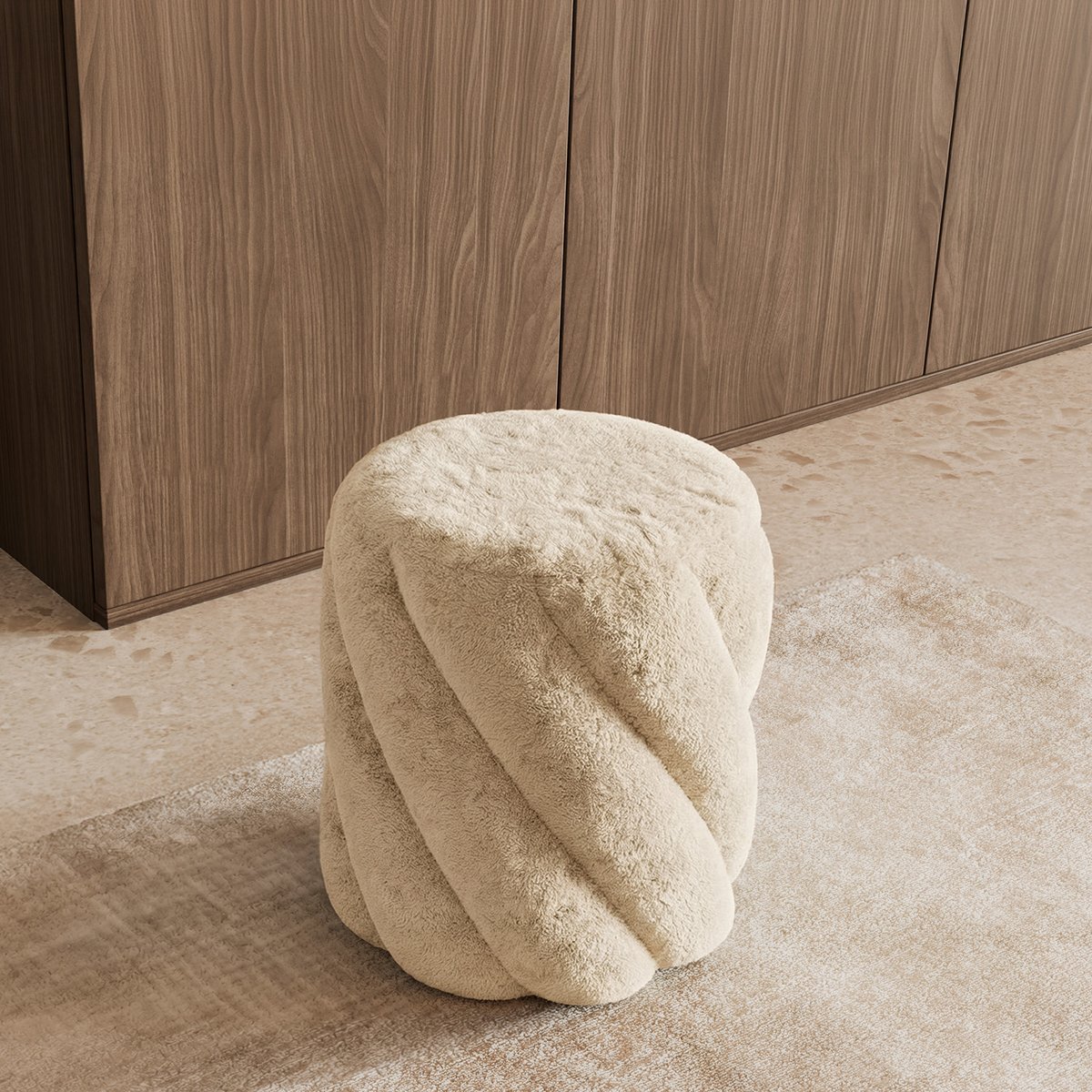 Puff DEREK beige
