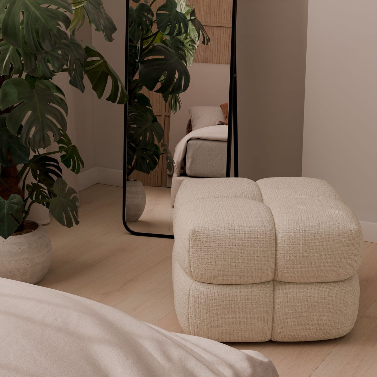 Puff TROY beige