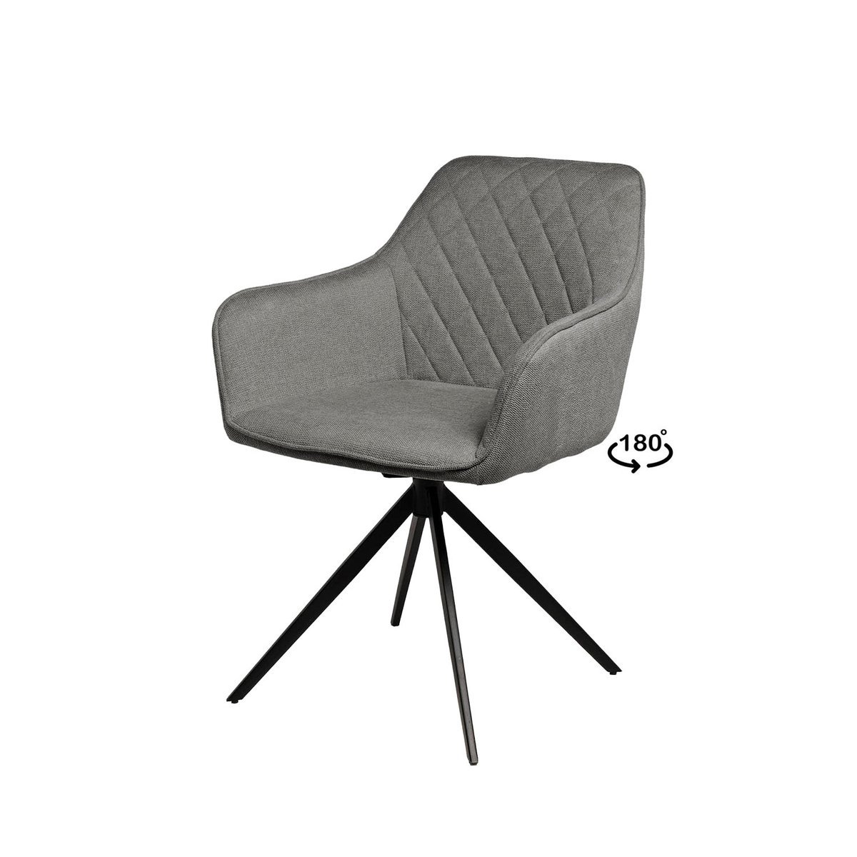 Silla AMALIA gris oscuro