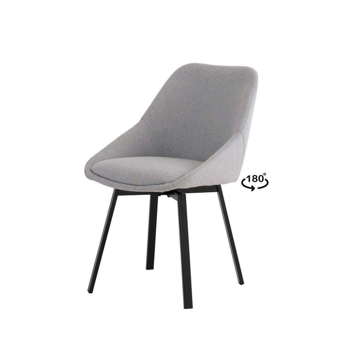 Silla AMELIE gris claro