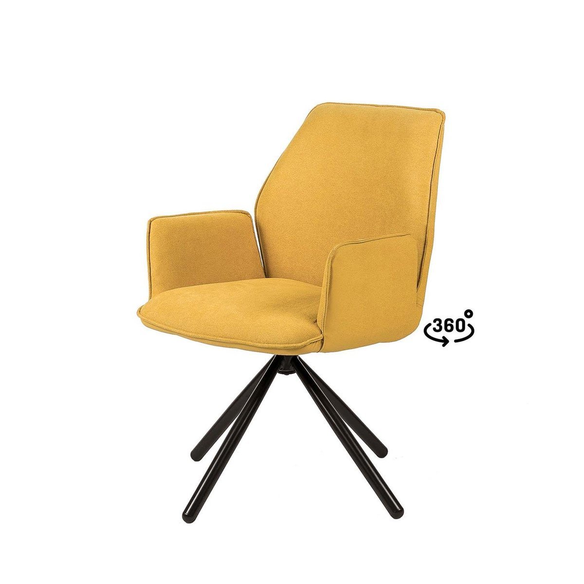 Silla CARLYN mostaza