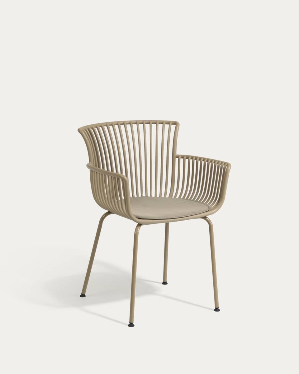 Silla de exterior Surpika beige