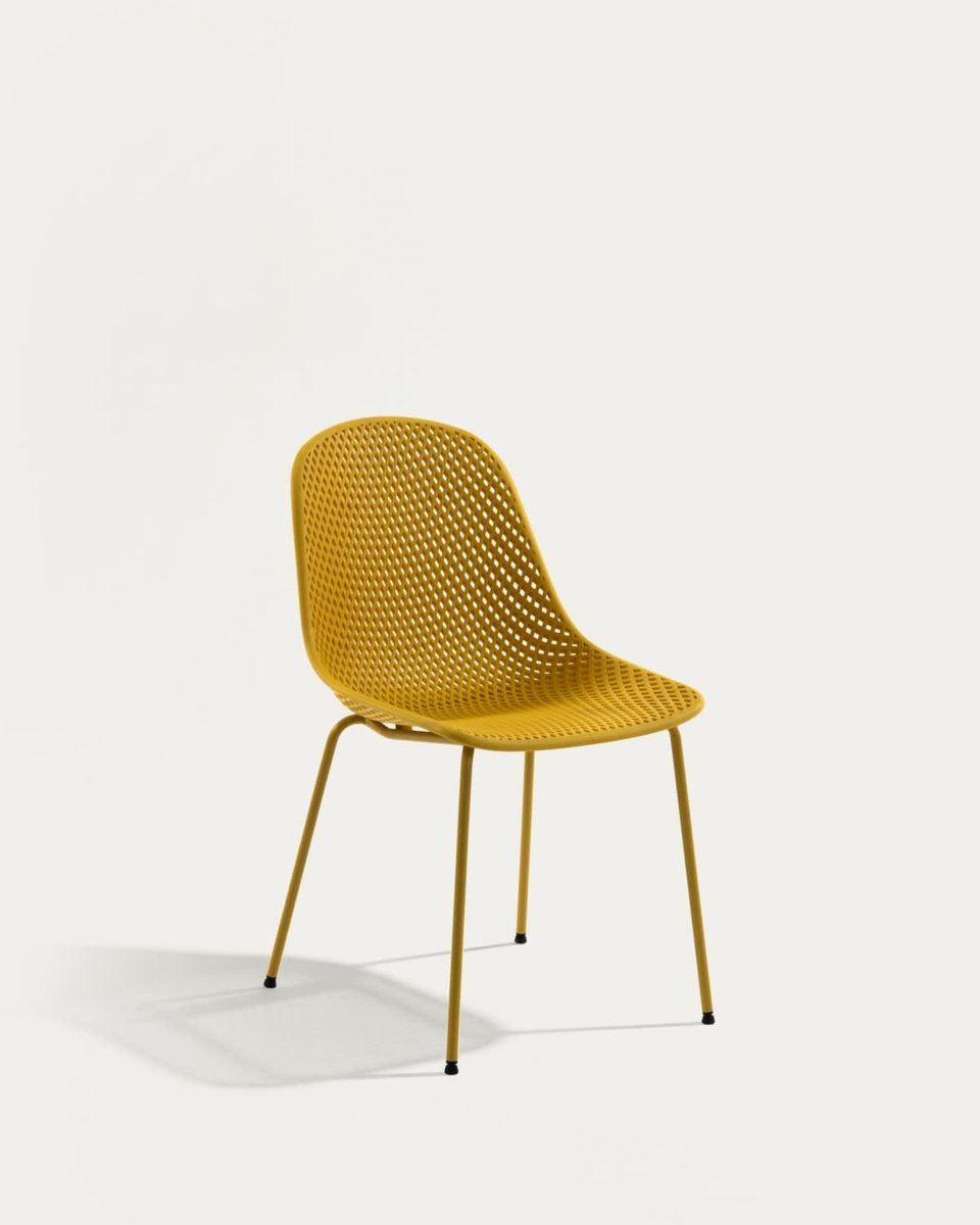 Silla exterior Quinby amarillo