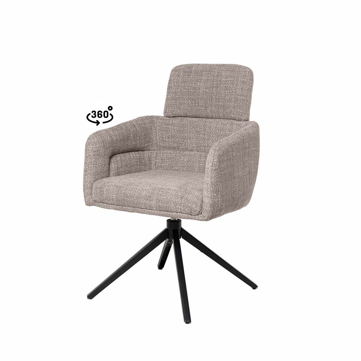 Silla JANICE taupe