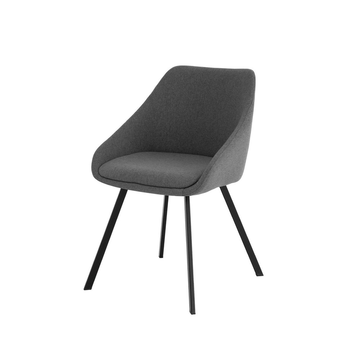 Silla LANNA gris oscuro