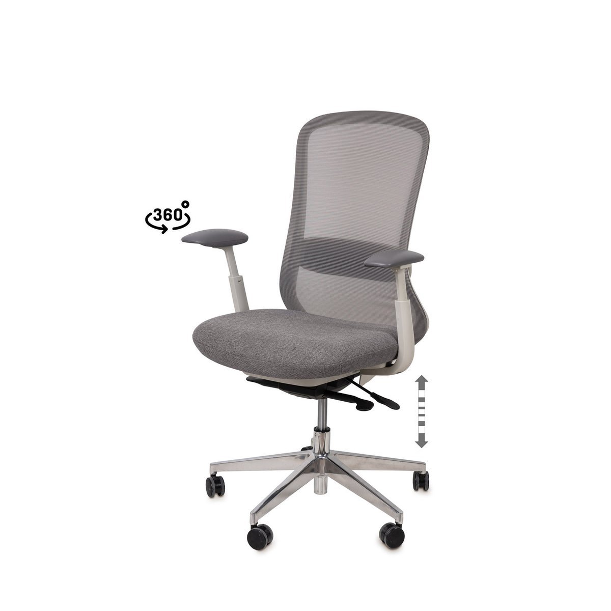 Silla oficina EMORY gris