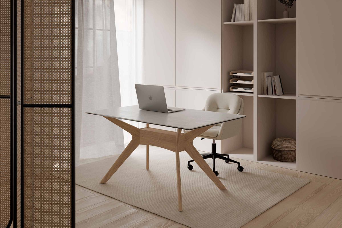 Silla oficina ONTARIO beige