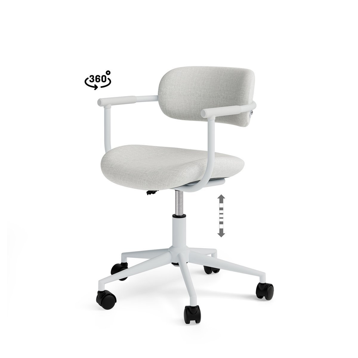 Silla oficina OXFORD gris