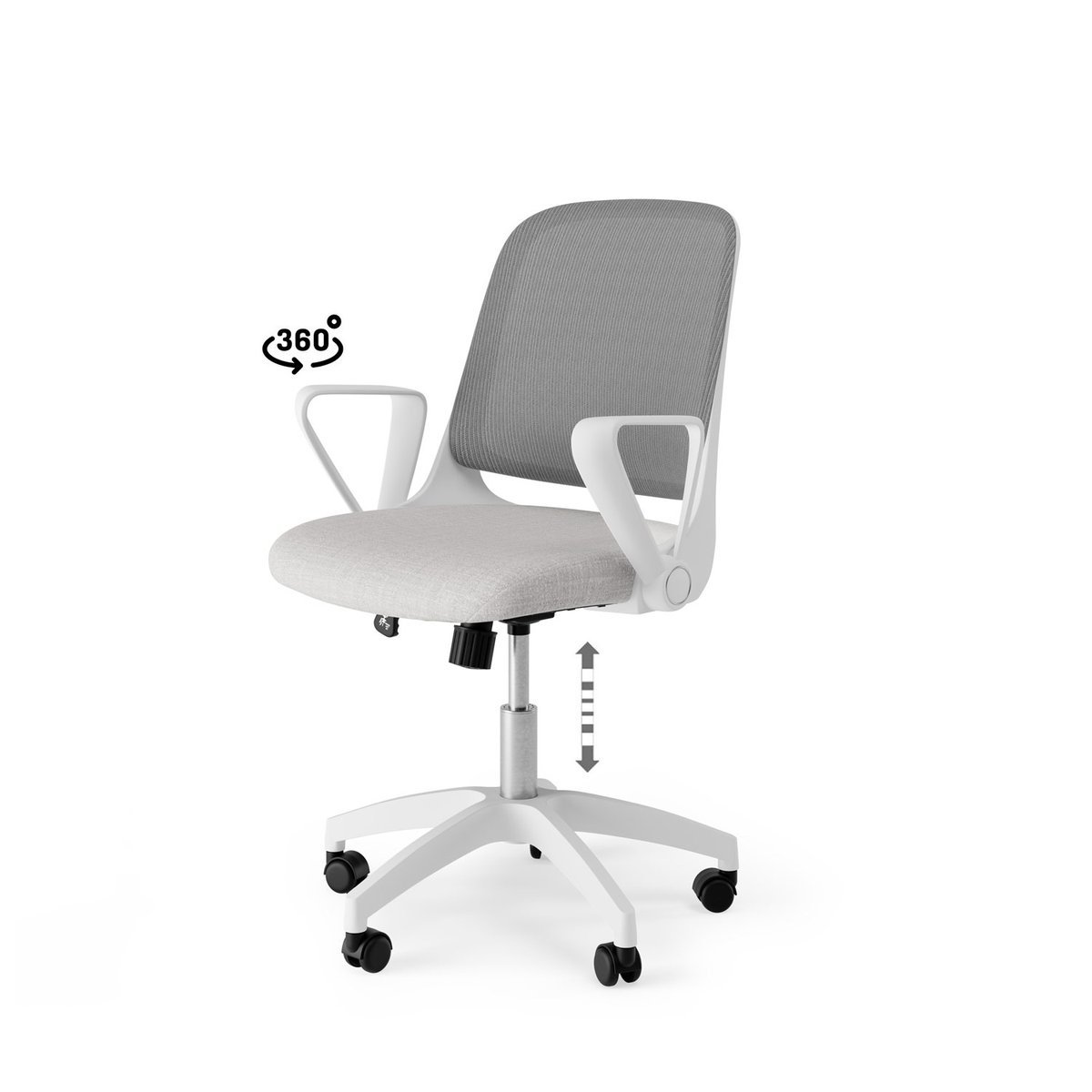 Silla oficina SIRACUSA gris
