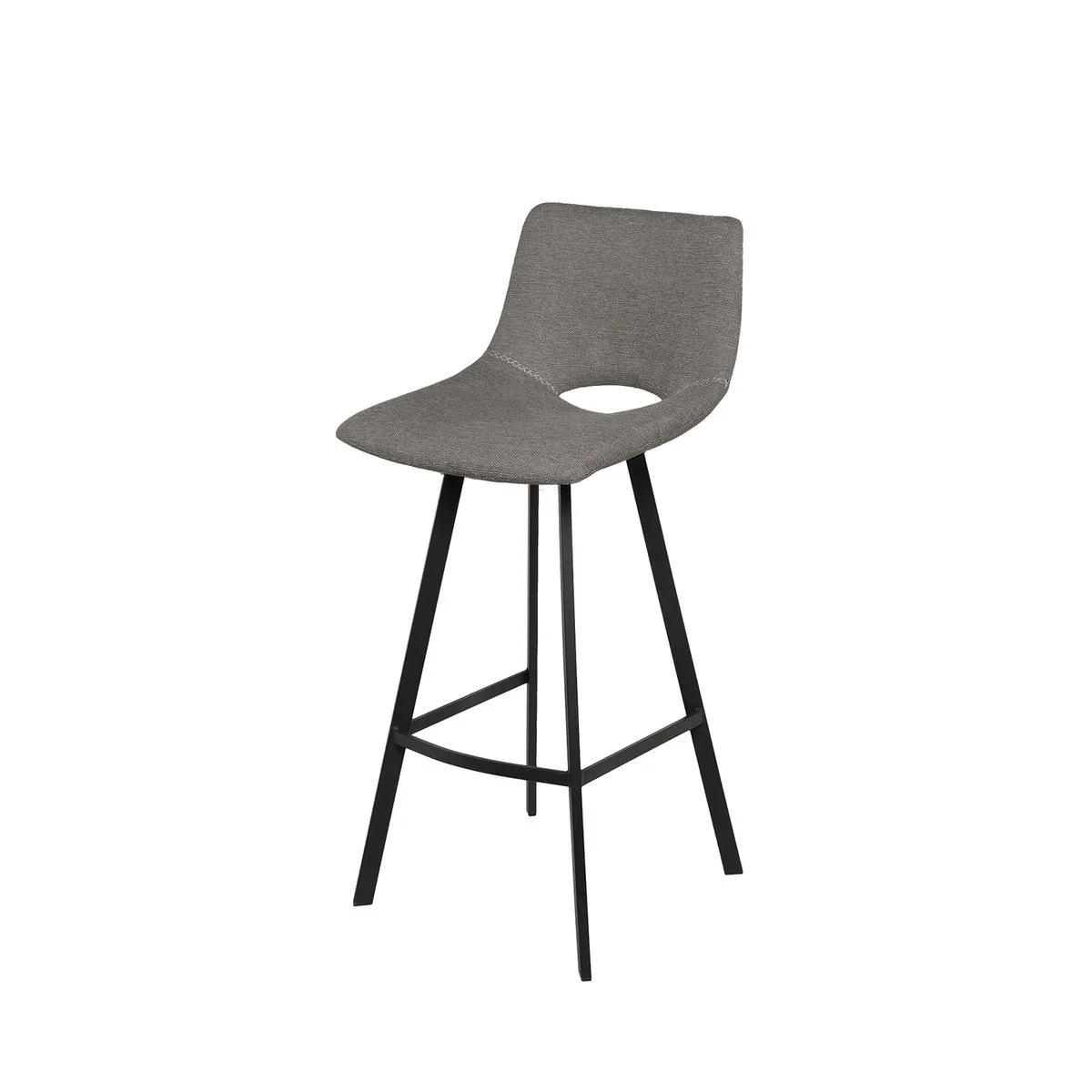 Taburete alto ASTON gris oscuro