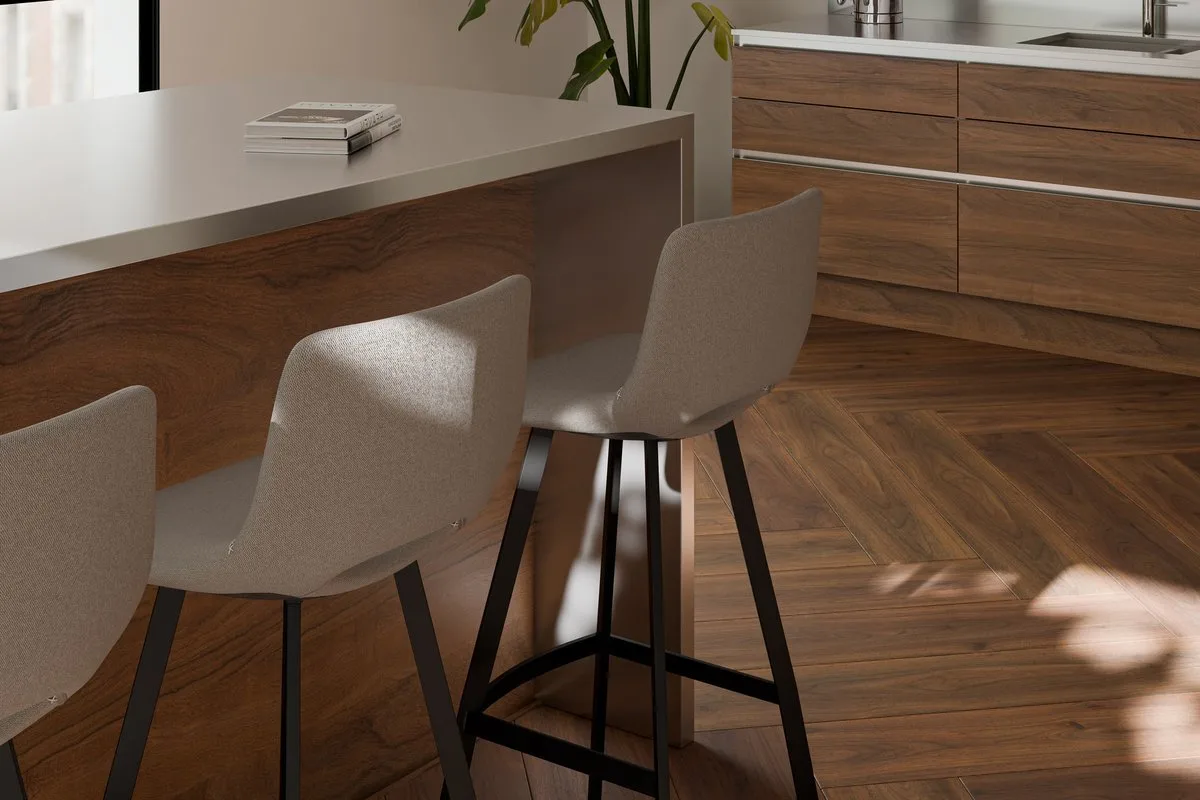 Taburete alto ASTON taupe
