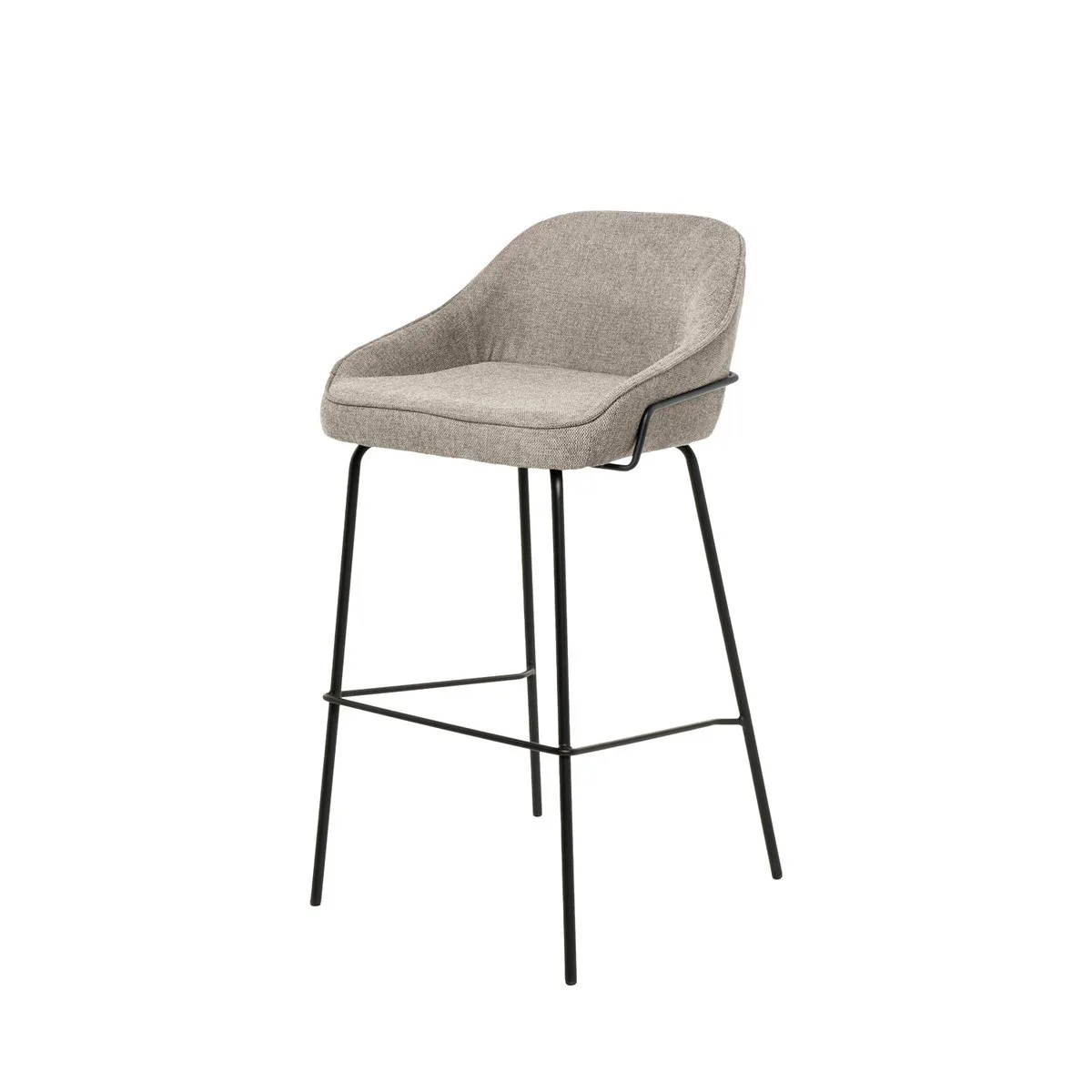Taburete alto LOUIS taupe