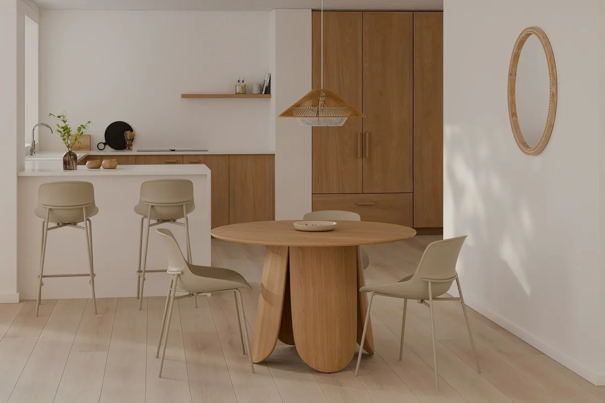 Taburete bajo FABIAN beige