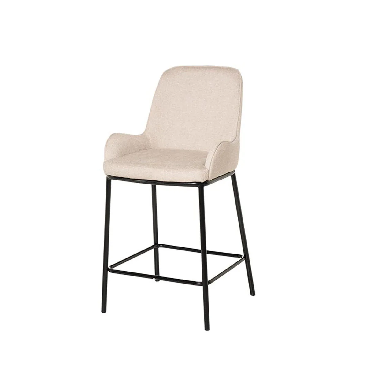 Taburete bajo MILTON beige